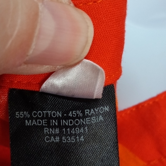 Tropical Orange Sleeveless Swim Coverup - Picture 8 of 8